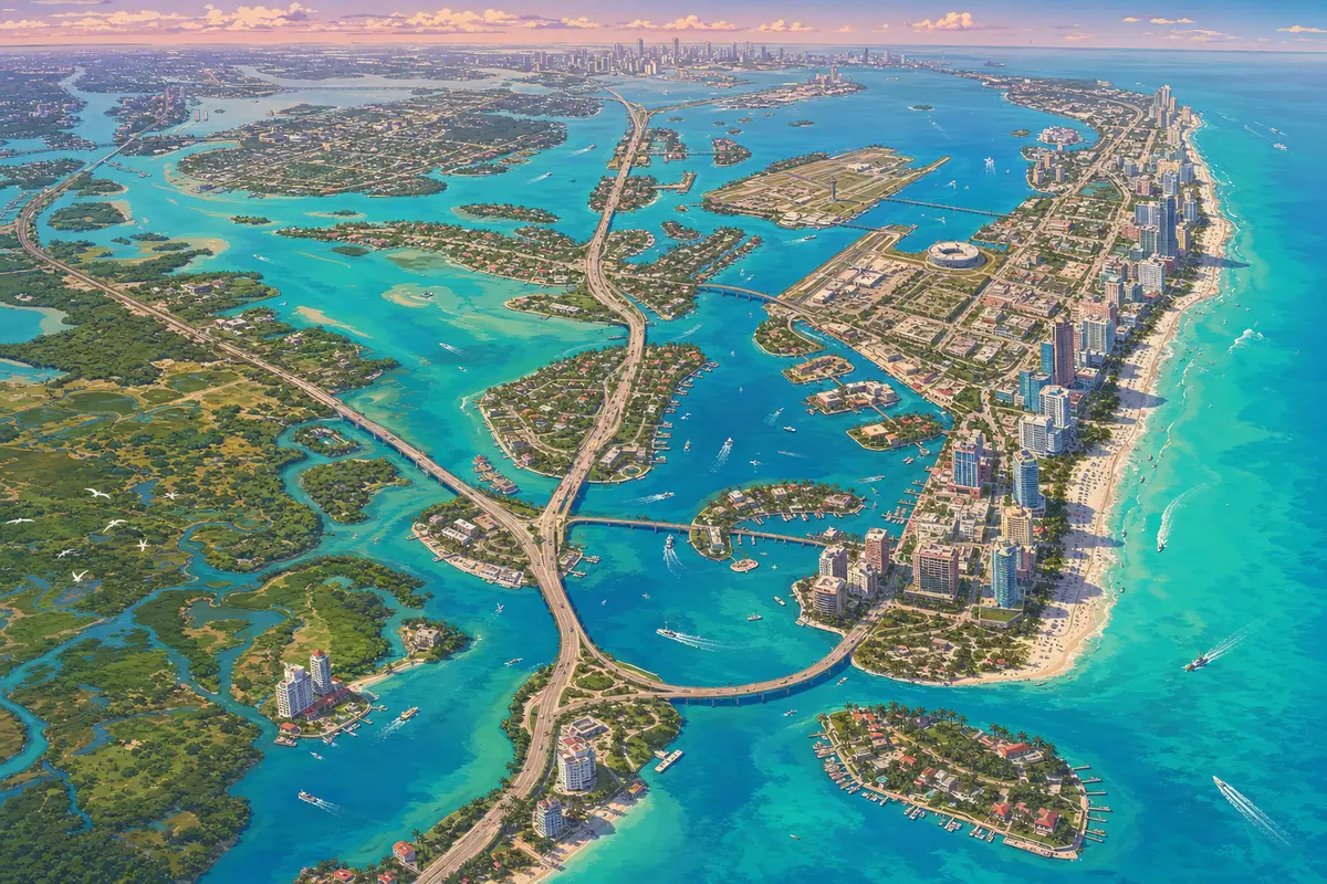 La carte de Leonida dans GTA VI